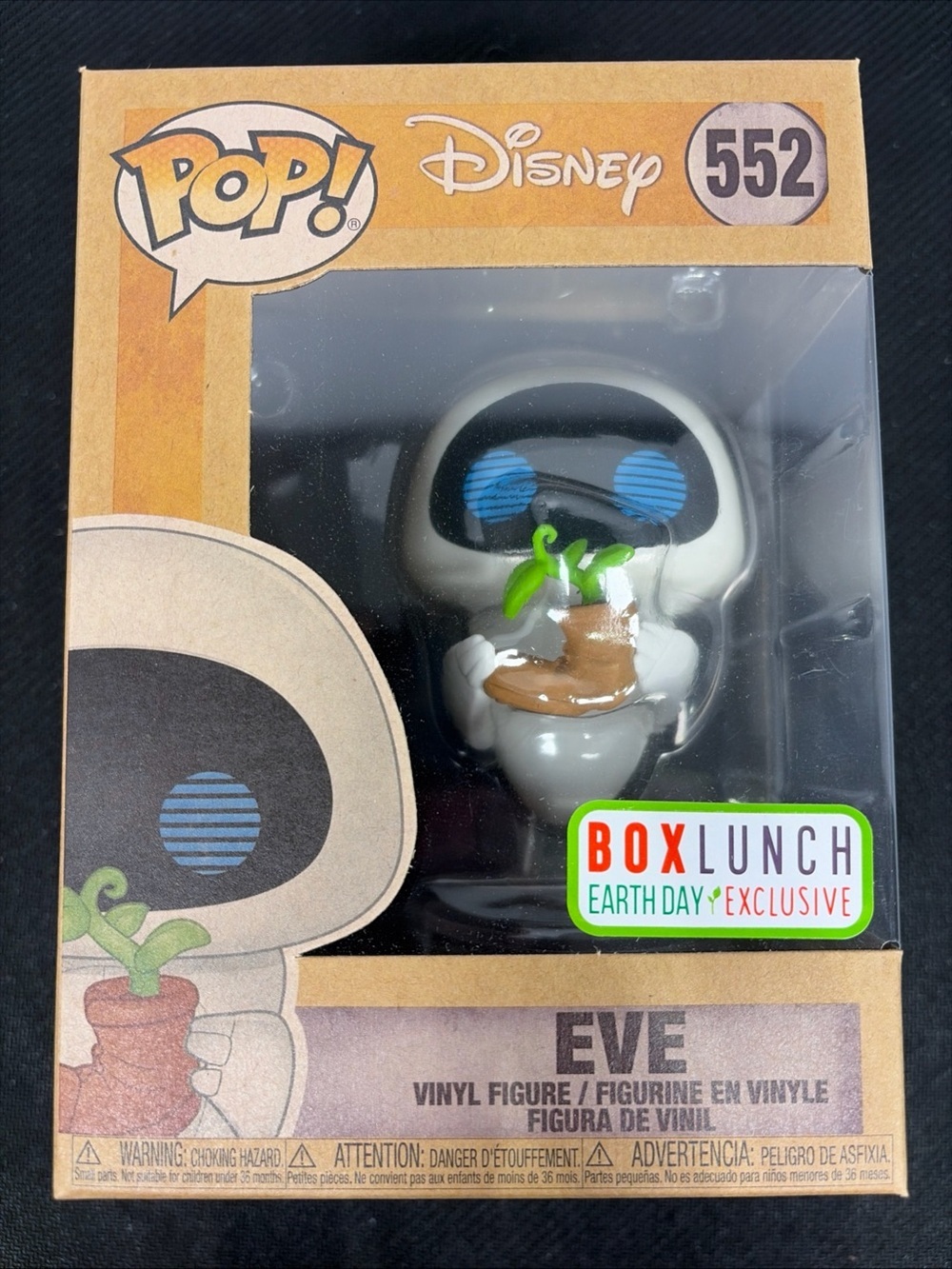 Funko Pop! Disney WALL-E EVE #552 BoxLunch Earth Day Exclusive